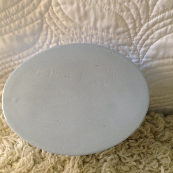 VTG Handmade Ceramic Trinket box; Daisies, Signed, dated 1989. Nostalgic Kitschy - Picture 4 of 6